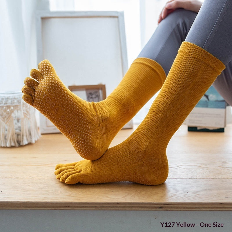 Mid-calf Yoga Socks For Women Winter Season