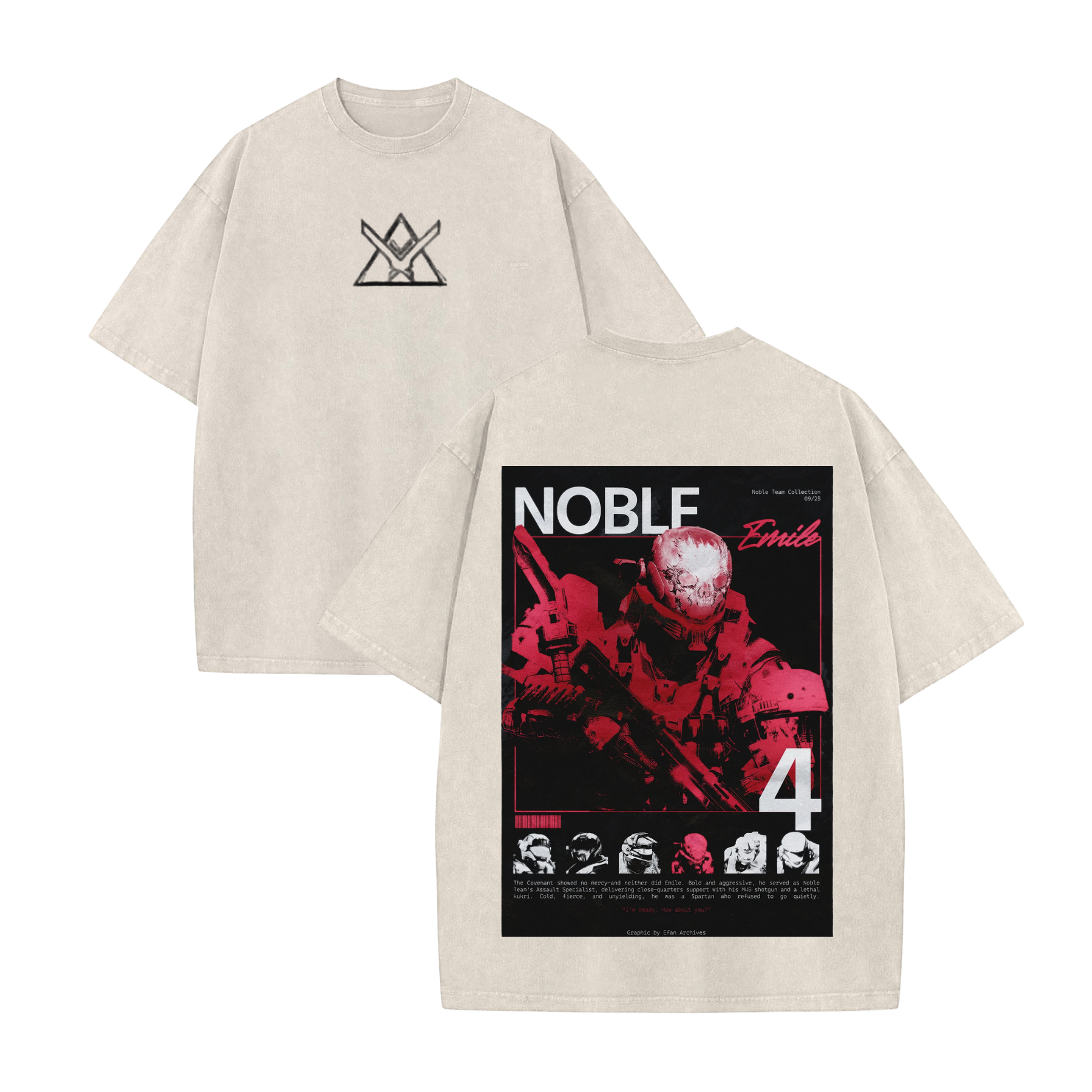 Futuristic Squad “Remember the Mission” Vintage Washed Apparel – Gaming Graphic T-Shirt