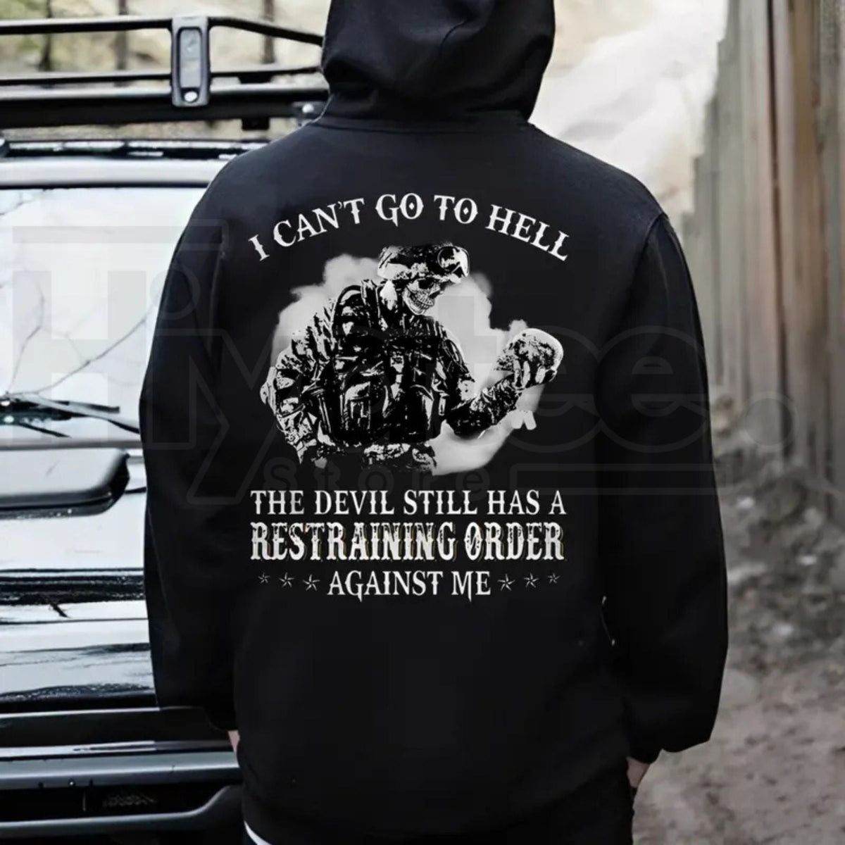 I Can’t Go to Hell Graphic Hoodie – Funny Sarcastic Quote Unisex Cotton Pullover