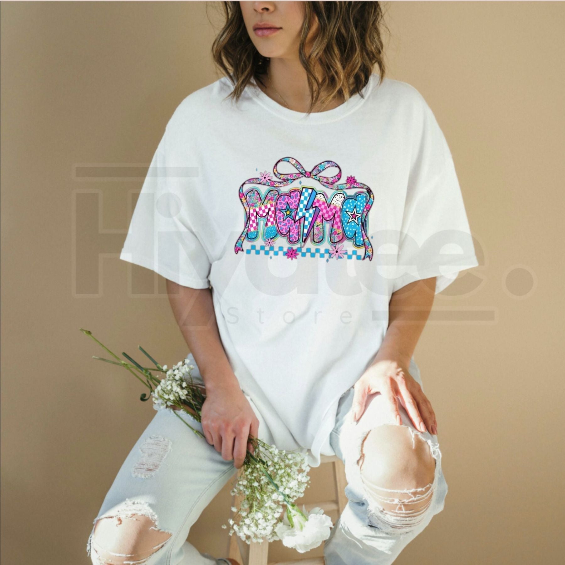 Floral & Prints Plus Size Women’s T-Shirt – Multi-Pattern Casual Summer Graphic Tee