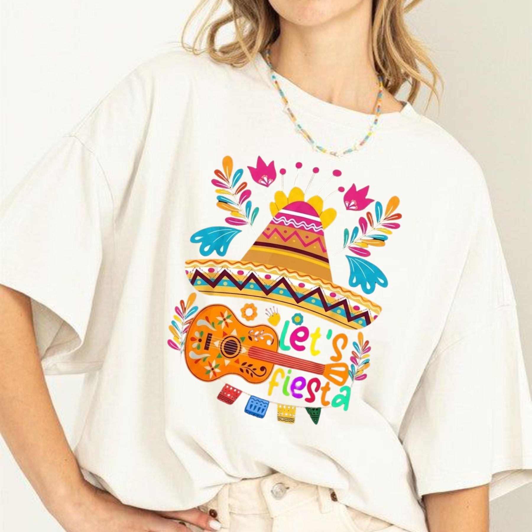 "Let’s Fiesta" Cinco de Mayo T-Shirt – Mexican Celebration Party Graphic Tee