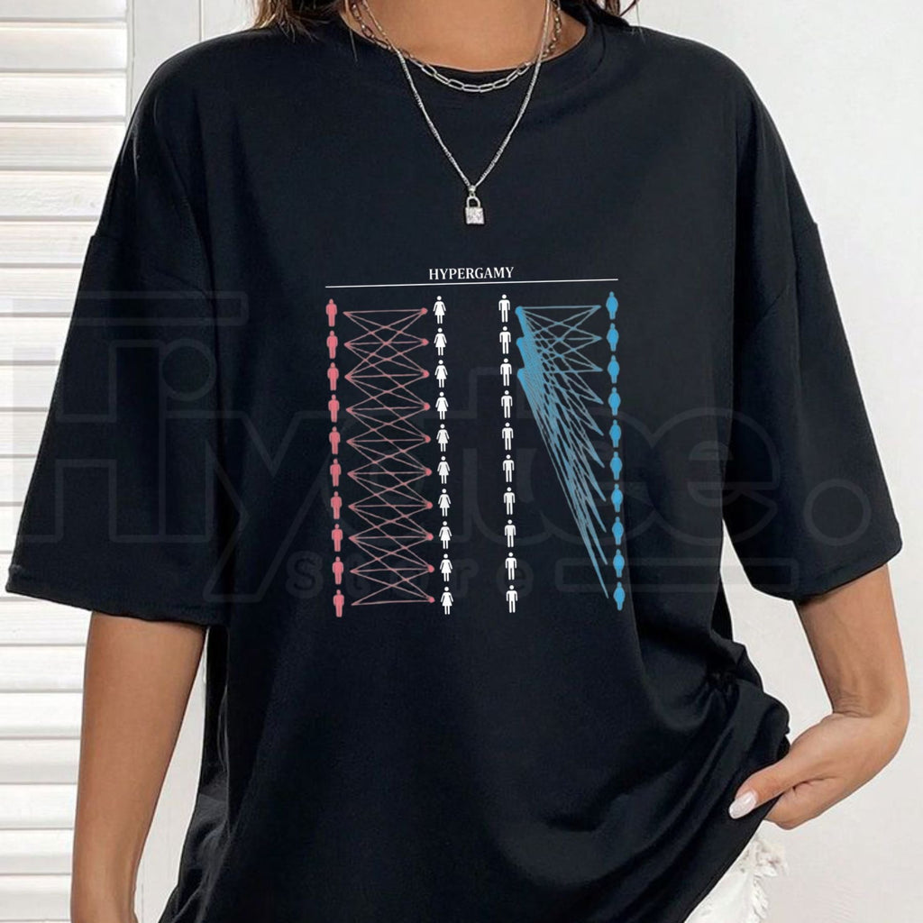 Hypergamy Meme T-Shirt – Funny Sarcastic Dating Strategy Graphic Tee