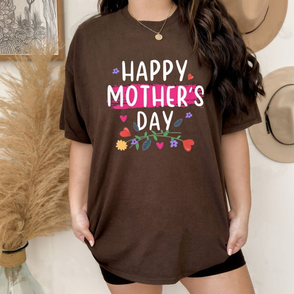 Happy Mother's Day 2025 Keepsake T-Shirt – Special 2025 For Mom Gift Idea Tee, Premium 100% Cotton Floral Celebration Top, Made in USA