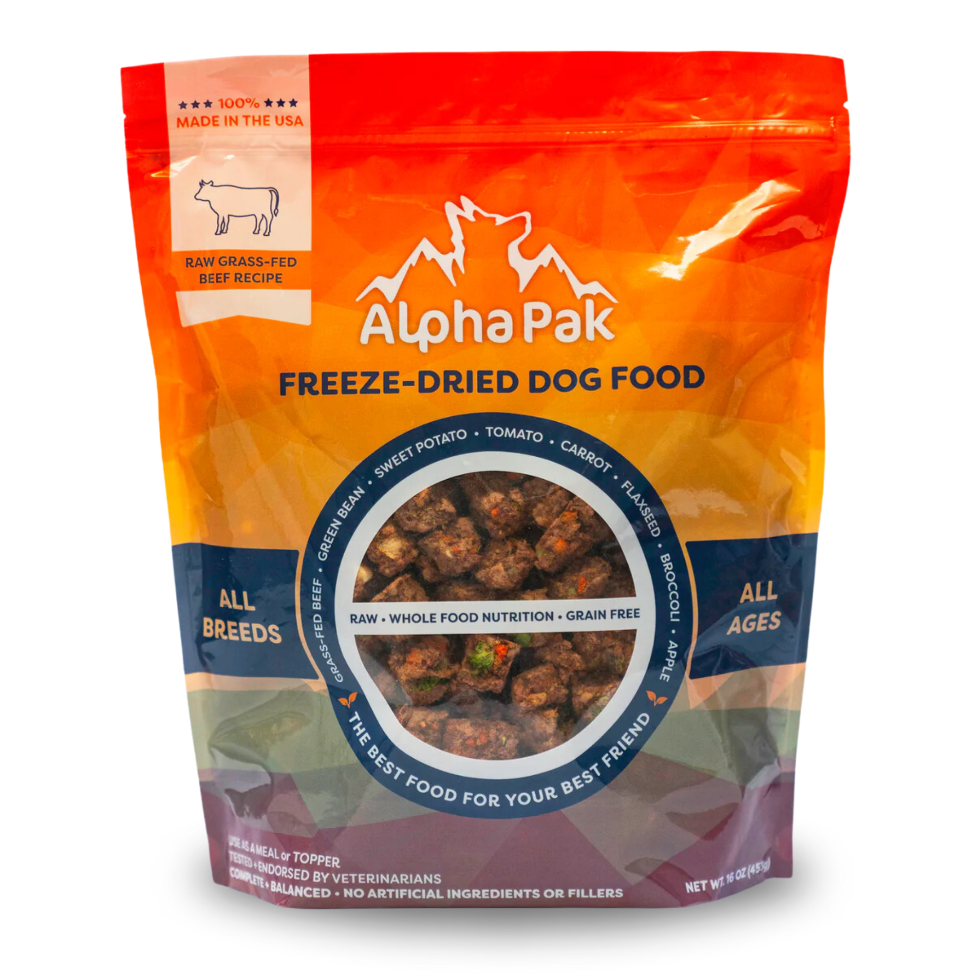 Freeze-Dried Raw Beef — Formulated for Dog Longevity