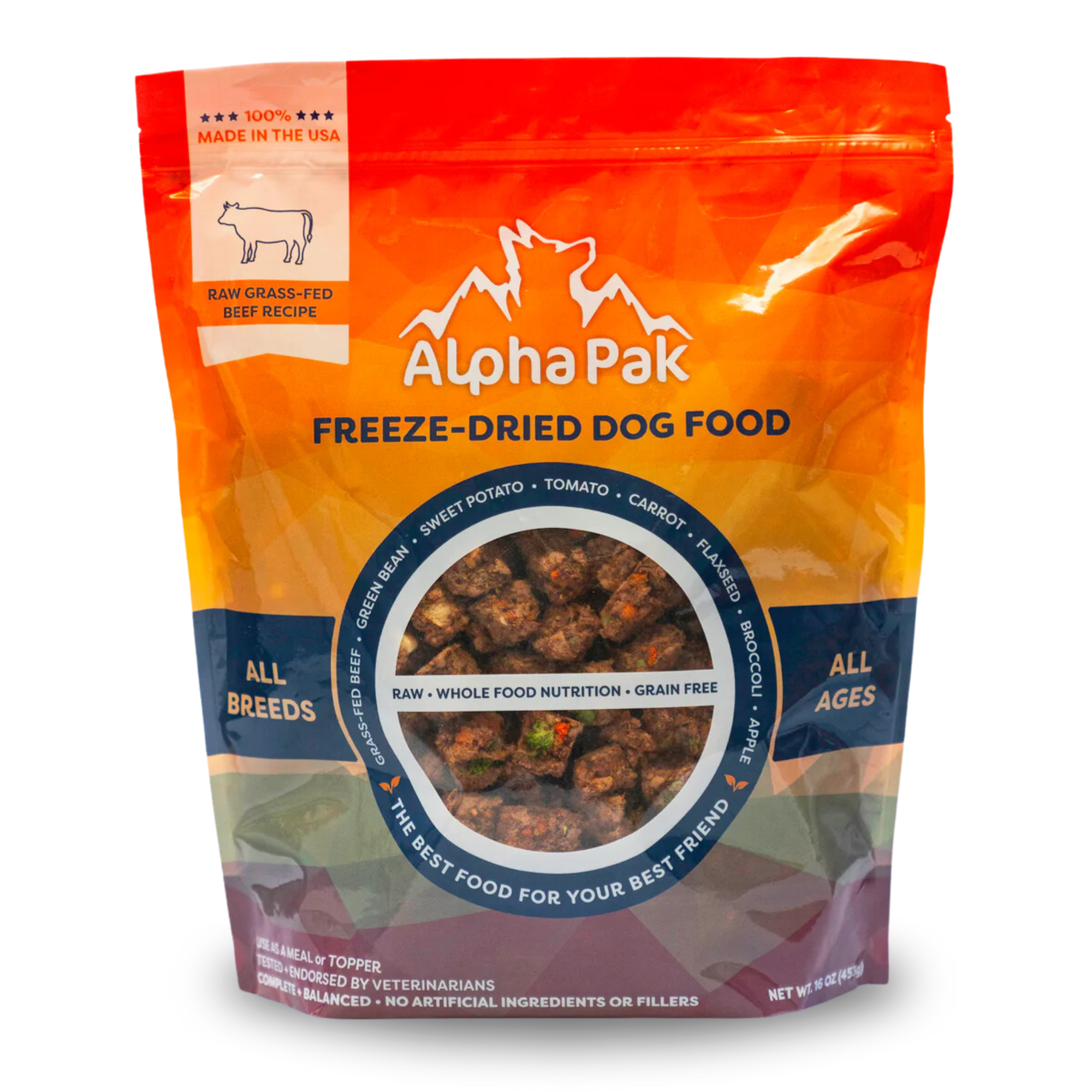 Freeze-Dried Raw Beef — Formulated for Dog Longevity