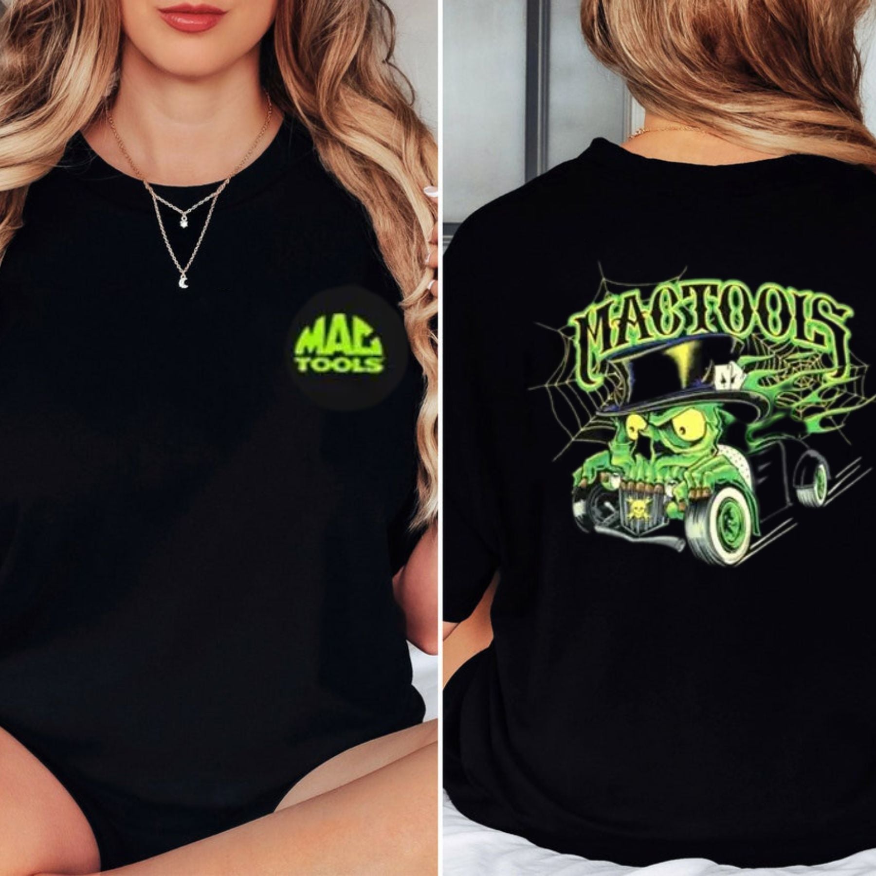 Vintage 90s Mac Tools "Rat Fink Style" T-Shirt – Hotrod Ratrod Ed Roth Graphic Tee, Premium 100% Cotton Mechanic Humor Top, Made in USA