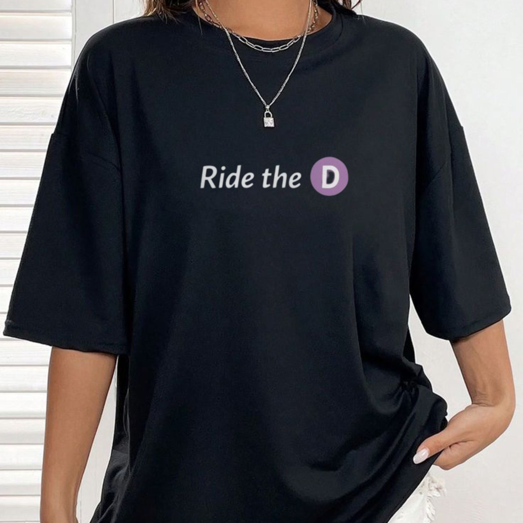 "LA Metro Ride the Line" T-Shirt – Retro Transit Graphic Tee, Unisex Cotton Shirt