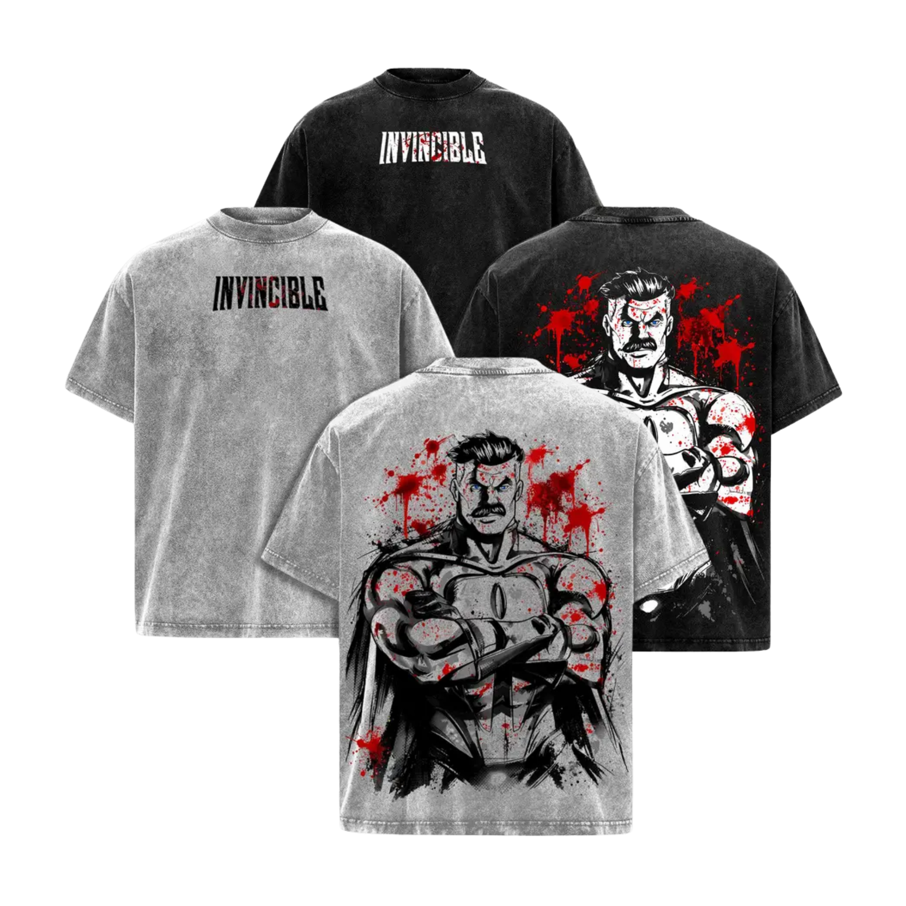 Omni-Man Viltrumite Warrior T-Shirt – Invincible Graphic Anime Tee