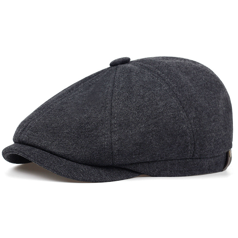 Trendy Autumn And Winter British Newsboy Cap Women