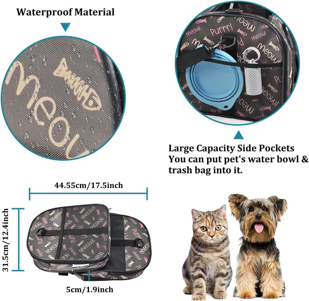 Soft-Sided Pet Carrier for Cats & Small Dogs, 22 lb, 19-Inch