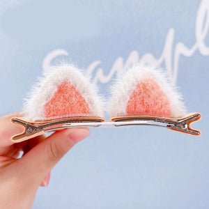 5 Orange Cat Ear Pairs