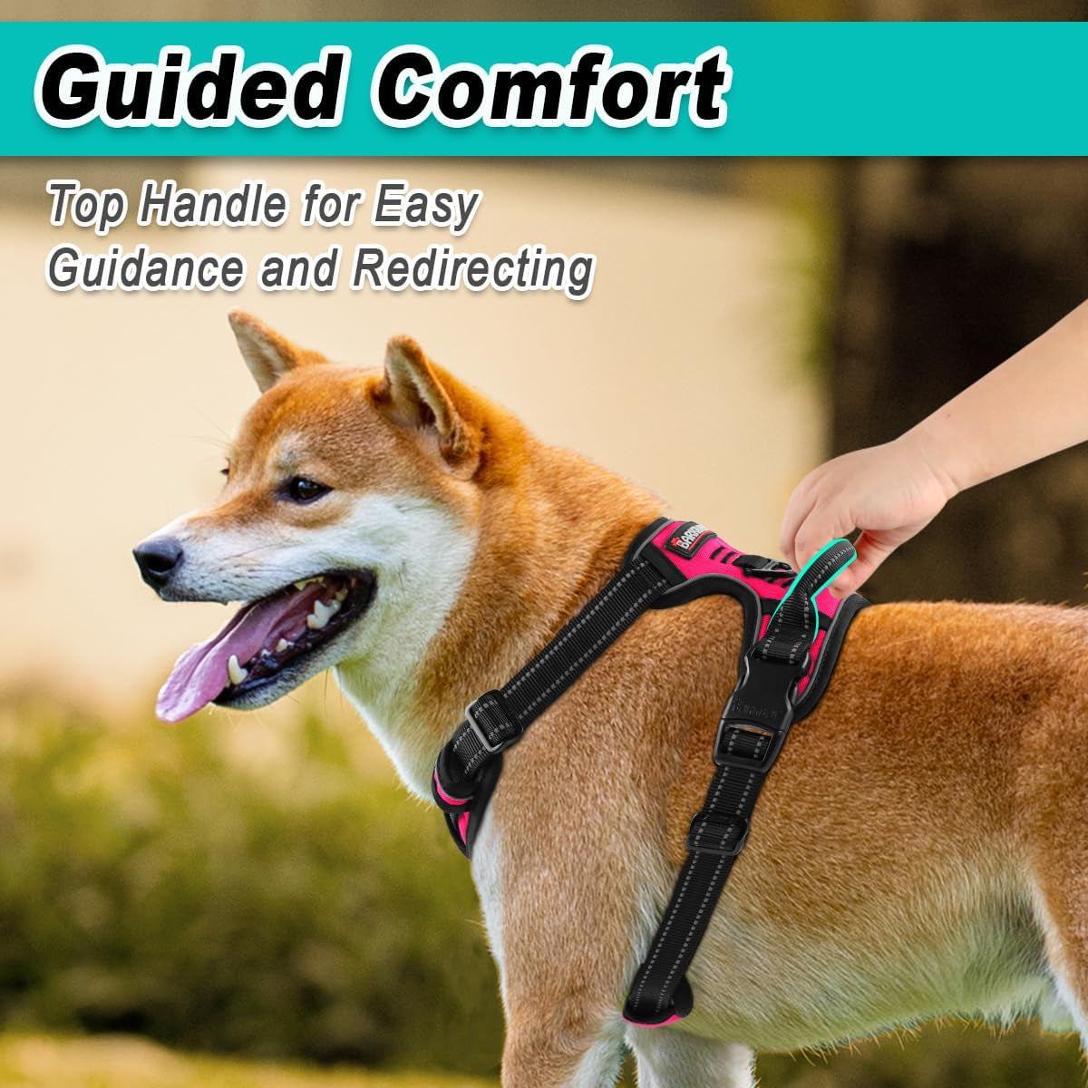 No-Pull Reflective Dog Harness Oxford Vest