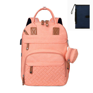 Pink With diaper pads