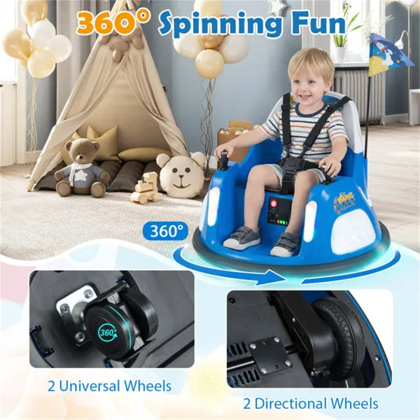Blue Twinkle Bumper Car