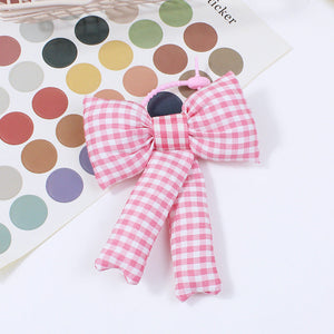 Pink And White Plaid