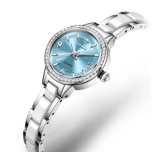 Ceramic Band With A Blue Base