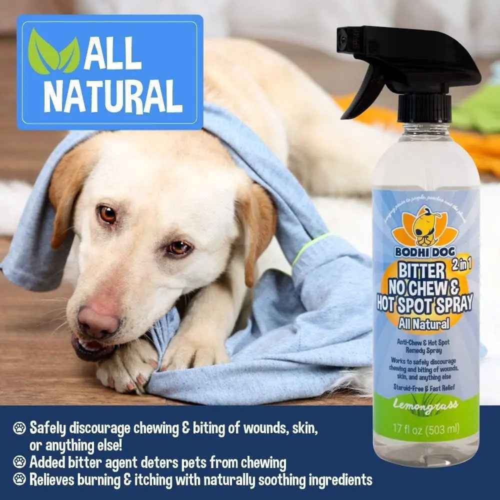 2-in-1 No-Chew & Hot Spot Spray, Natural Deterrent