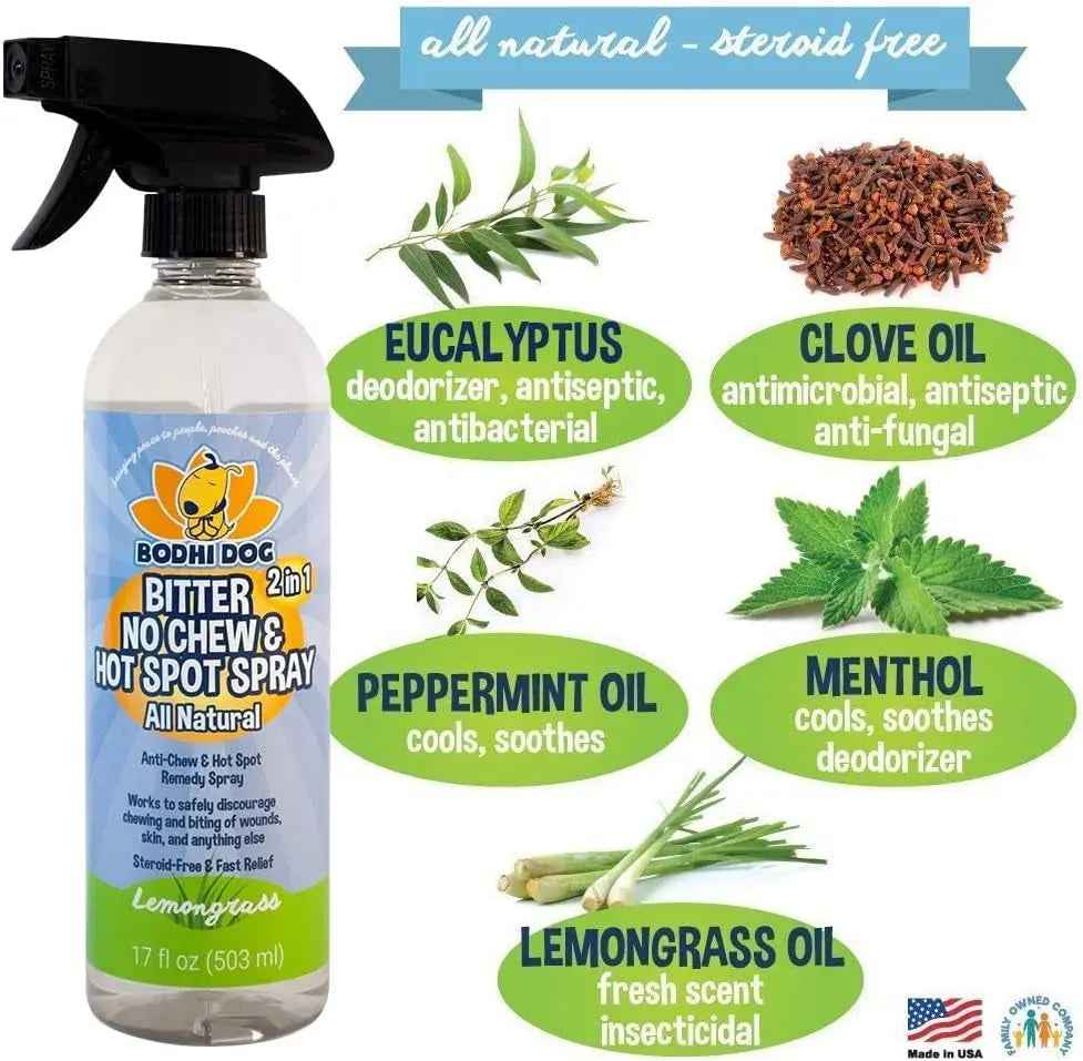 2-in-1 No-Chew & Hot Spot Spray, Natural Deterrent