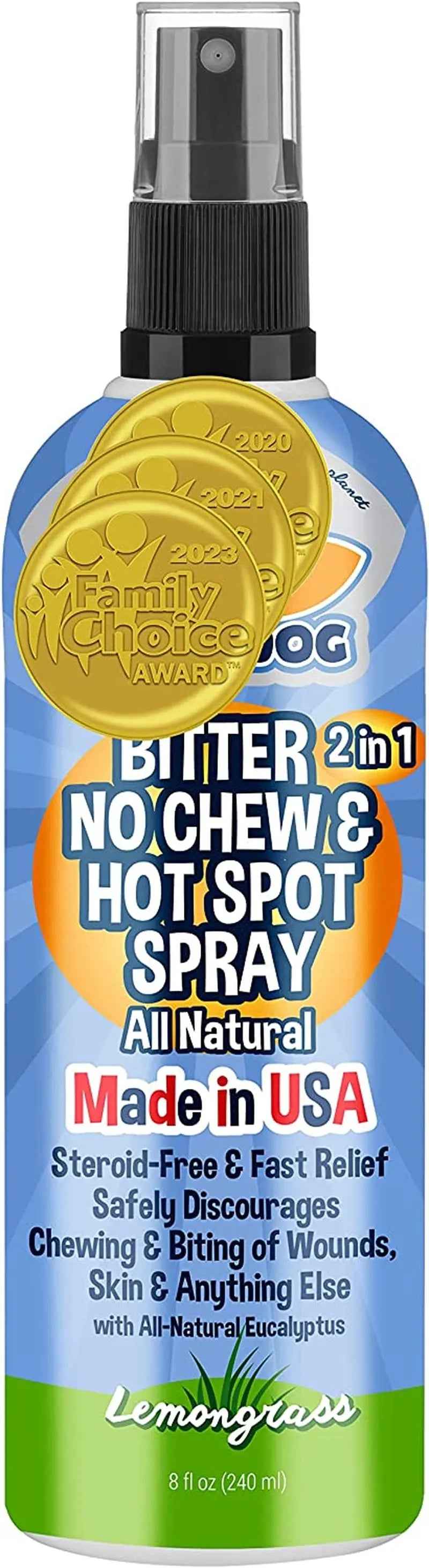 2-in-1 No-Chew & Hot Spot Spray, Natural Deterrent