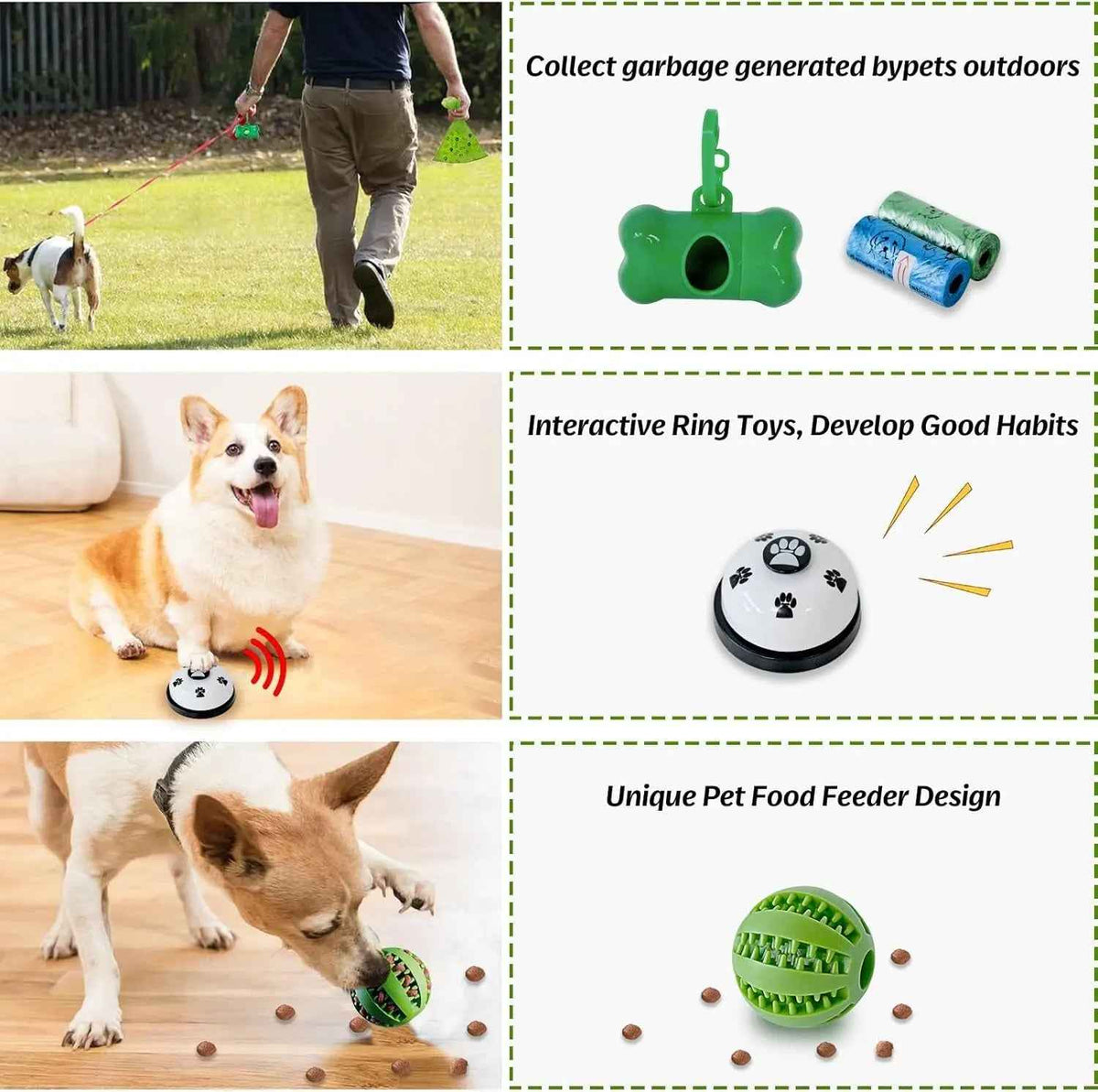 20-Piece Puppy Teething Chew Toy Set with Storage Basket