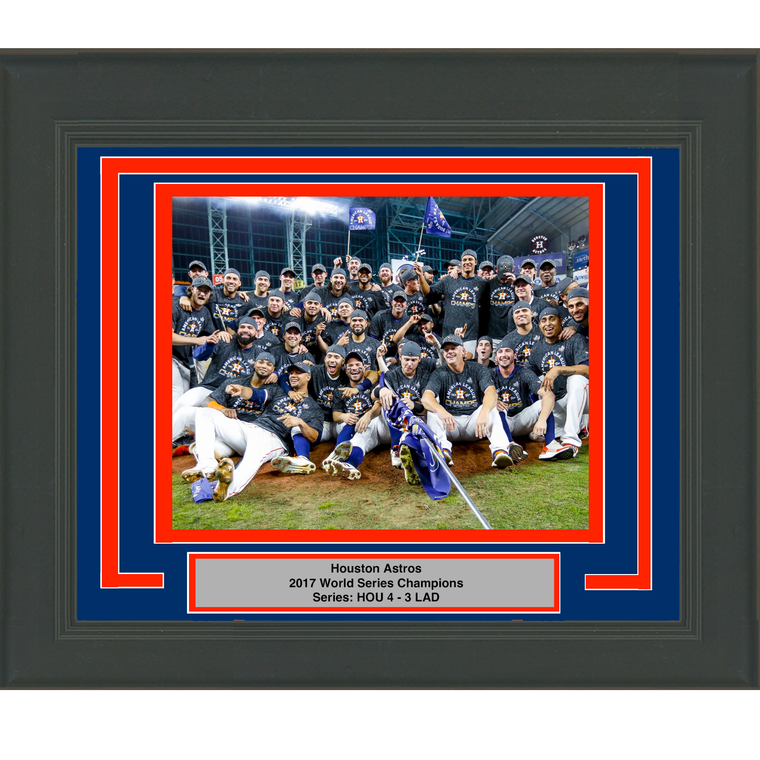 Framed Houston Astros 2017 World Series Champions 8x10 Baseball Team Photo