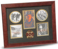 Flag Connections Firefighter Medallion 5-Picture Collage Frame