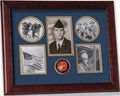 United States Marine Corps Medallion 5 Picture Collage Frame with Stars
