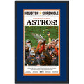 Framed Houston Chronicle Astros! 2022 World Series Champions 17x27 Baseball Newspaper Cover Photo Professionally Matted V4