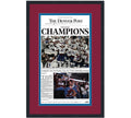 Framed Denver Post Colorado Avalanche 2022 Stanley Cup Champions 14x24 Hockey Newspaper Cover Photo Professionally Matted V1