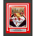 Framed Philadelphia Phillies 2022 NLCS National League Champions Bryce Harper MVP 8x10 Baseball Photo