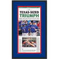 Framed Fort Worth Star-Telegram Texas Rangers Texas-Sized Triumph 2023 World Series Champions 14x24 Baseball Newspaper Cover Photo Professionally Matted V2