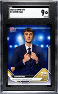 Graded 2025 Topps Now Cooper Flagg #D1 Draft Rookie RC Basketball Card SGC 9 Mint
