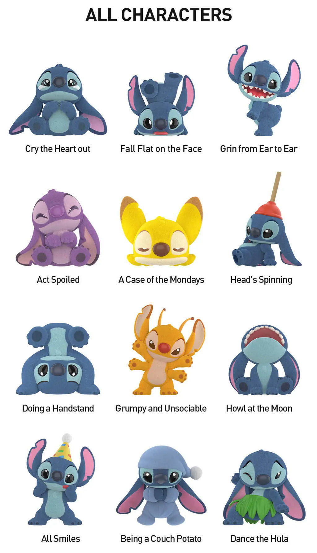 [IN STOCK] POPMART Disney Stitch Little Emotions Series Figures