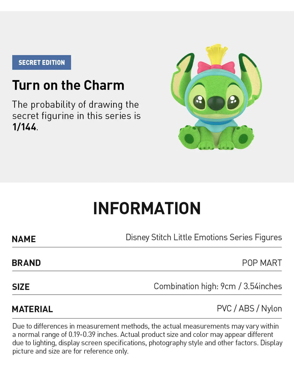 [IN STOCK] POPMART Disney Stitch Little Emotions Series Figures