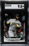Graded 2025 Topps Now Nick Kurtz #464 1st Rookie in MLB History With a Four Homer Game Rookie RC Baseball Card SGC 9.5 Mint+