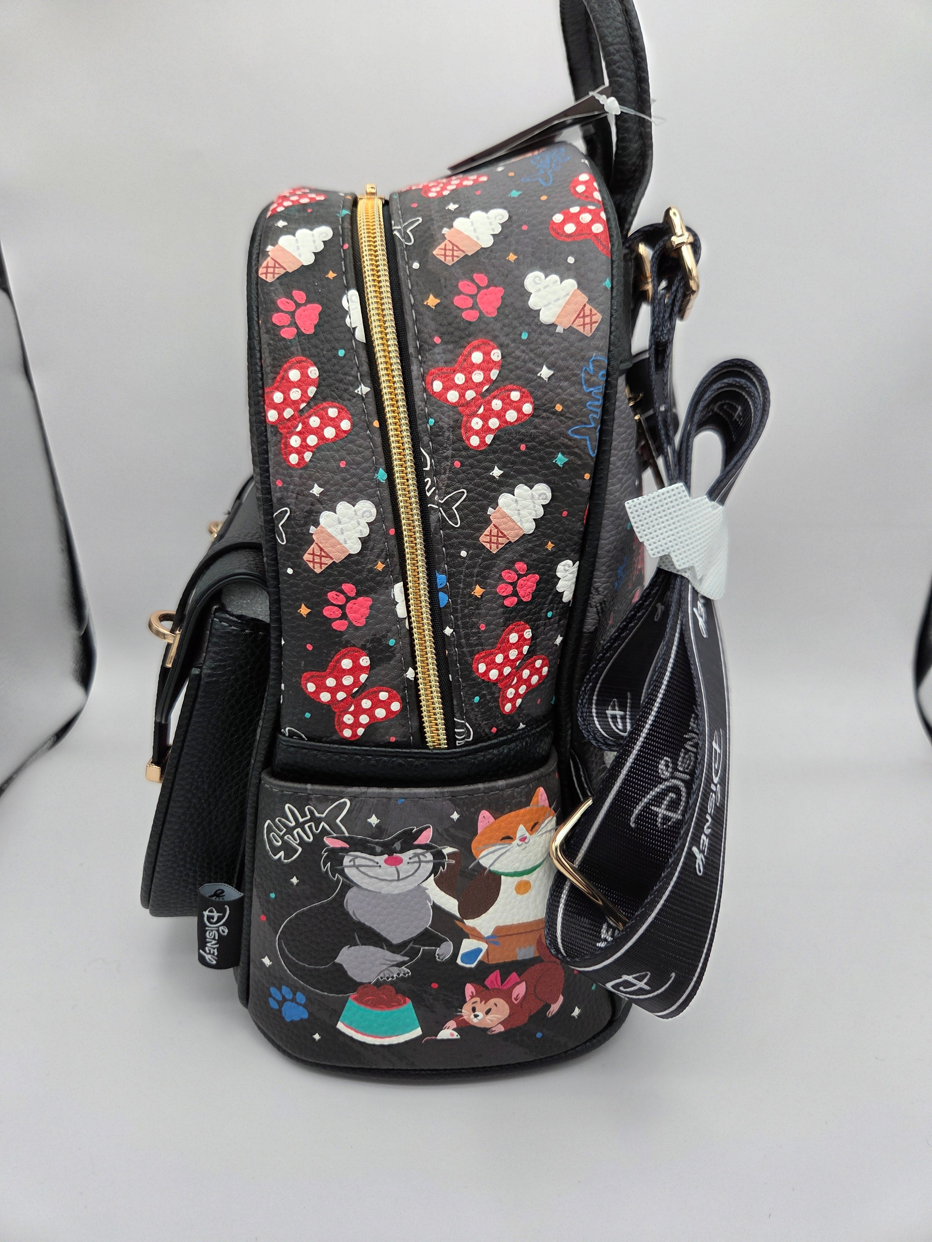 Cats of Disney WondaPop 11" Vegan Leather Fashion Mini Backpack