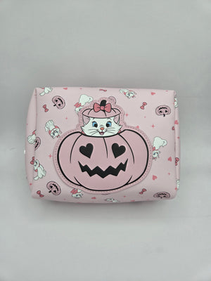 Pumpkin Marie Cat Make-up bag