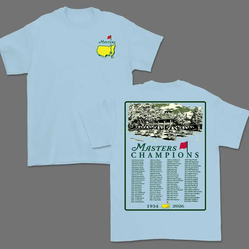 2026 Masters Golf Heritage T-Shirt – 90th Anniversary Commemorative Tee