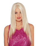 Long Blonde Celebrity Straight Adult Costume Wig