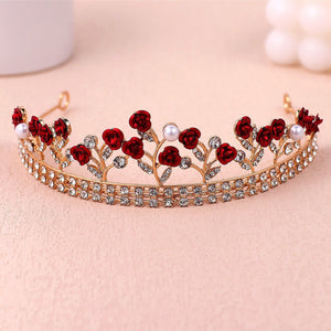Red Flower Crown
