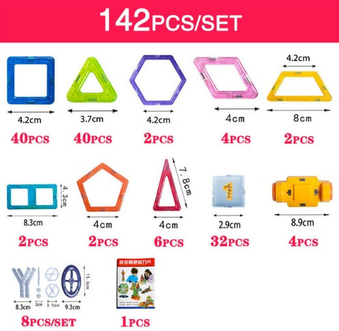 Mini Magnetic Building Pieces