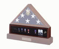 Flag Connections Medal Display Case , Pedestal , Medal Holder