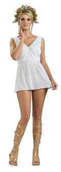 Women's Adult Grecian Goddess Costume Dress Size Medium 10-12