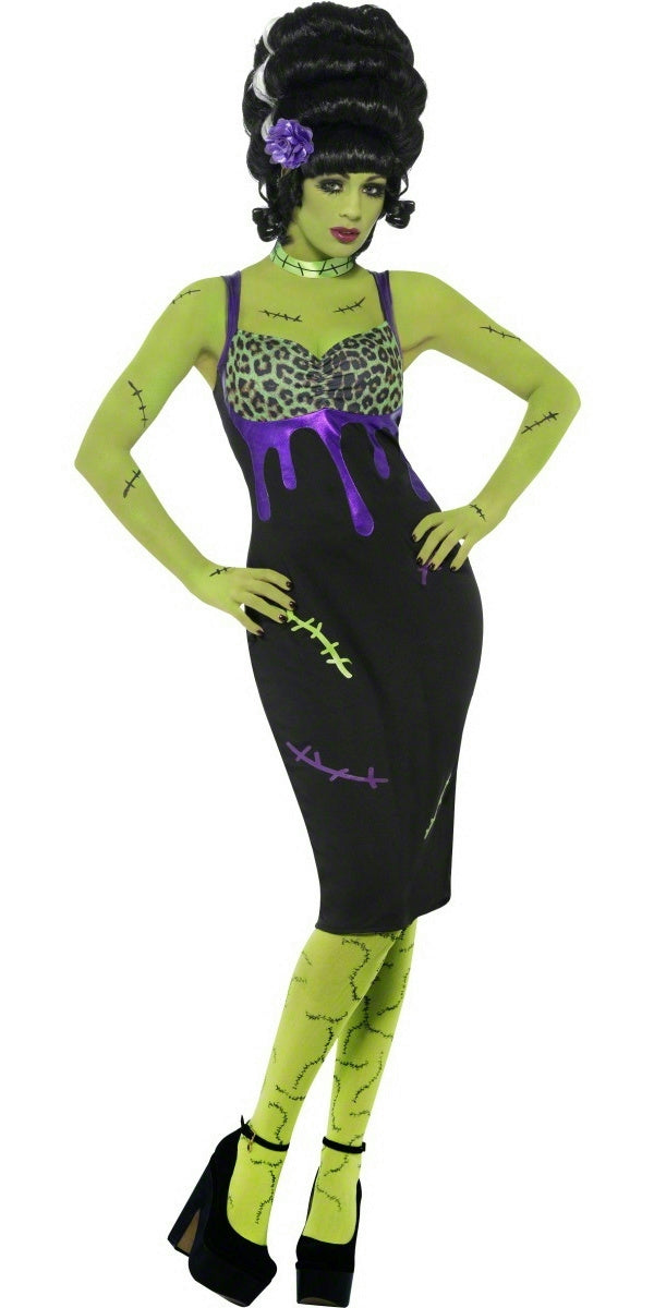 Pin Up Frankie Sexy Bride of Frankenstein Adult Costume Size Medium