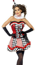 Fever Deluxe Clown Cutie Adult Costume Size Medium