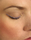 Purple Violet Sparkle Eyelid Jewels Decoration For Eyes