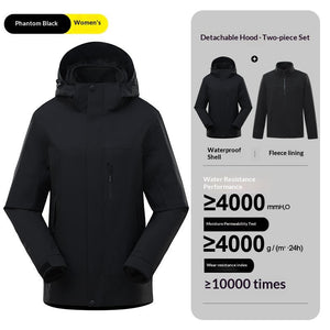 Womens Fleece Phantom Black