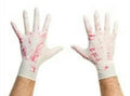 Bloody Latex Gloves Blood Stained Psycho Surgeon