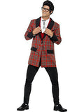 Smiffy's Men's 50's Teddy Boy Plaid Costume Size Medium