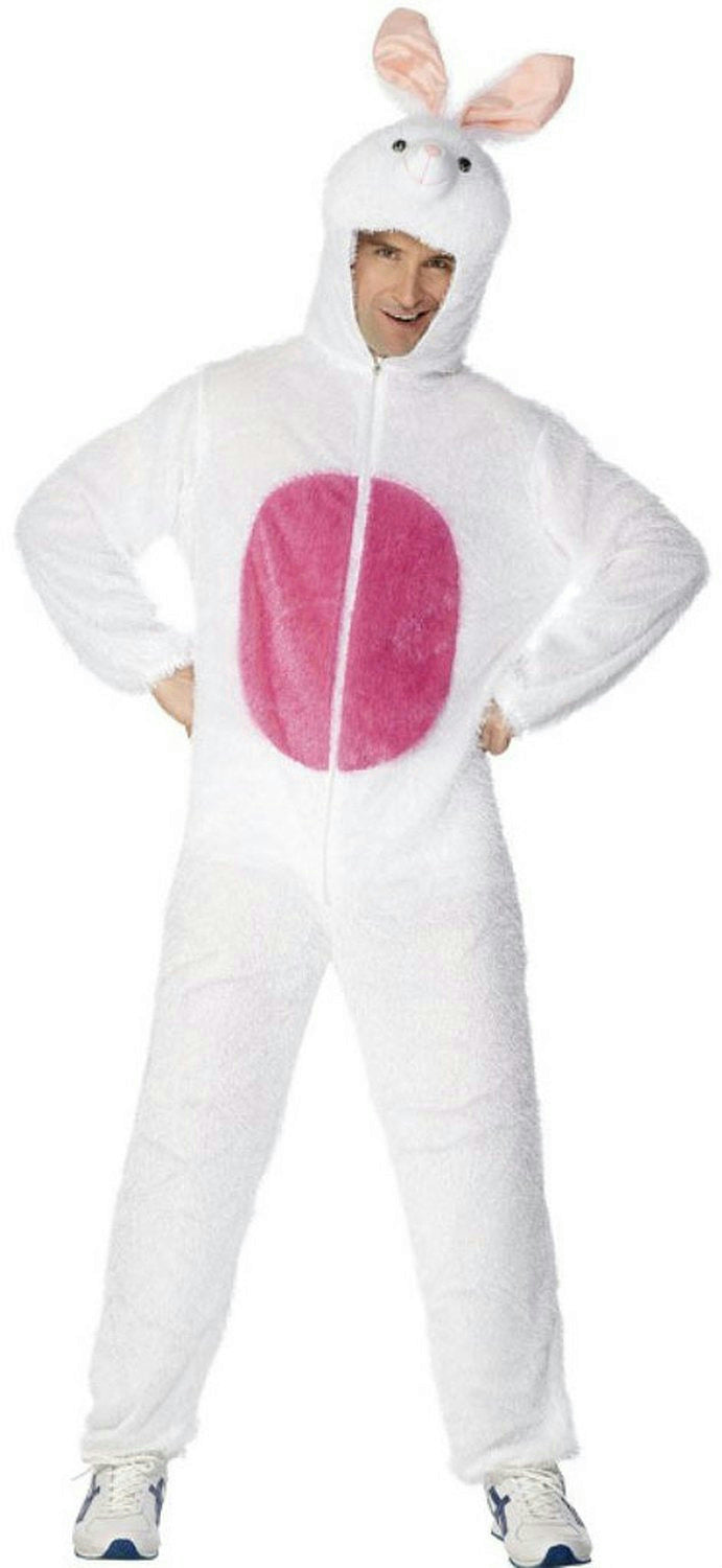 Smiffy's Easter Bunny Rabbit Adult Costume with Hood Size Medium